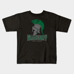 Vintage Spartan Gameday // Grunge Football Game Day Kids T-Shirt